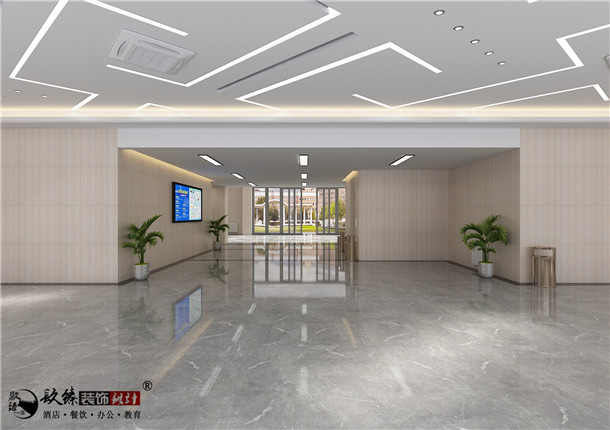 红寺堡神华国能电厂办公楼装修设计公司 