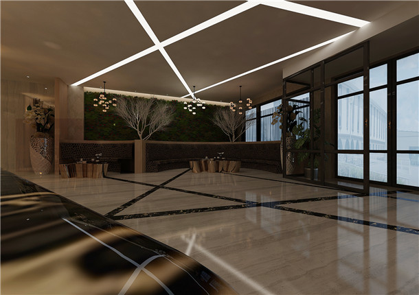 红寺堡东庭时尚酒店装修设计|为用户创造富有时代气息的人性化居住空间。