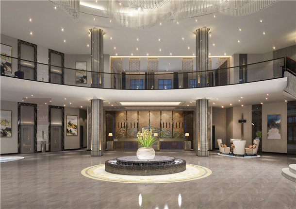红寺堡燕然银都酒店装修设计|酒店的装修质量更重要的是设计的还原度。