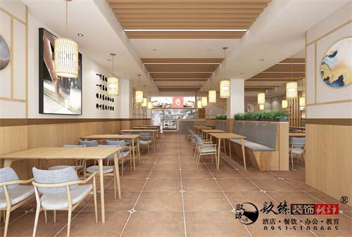 红寺堡食湘府餐厅设计方案鉴赏|红寺堡餐厅设计装修公司推荐