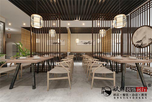 红寺堡锦江川菜设计方案鉴赏|红寺堡餐厅设计装修公司推荐