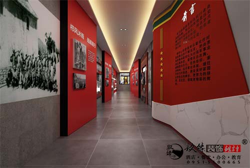 红寺堡公路局文化展厅设计方案鉴赏|红寺堡展厅设计装修公司推荐 