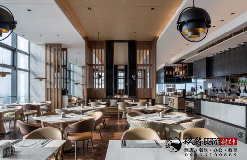 红寺堡凯曼餐厅设计方案鉴赏|用简洁精致，表达空间的高级感